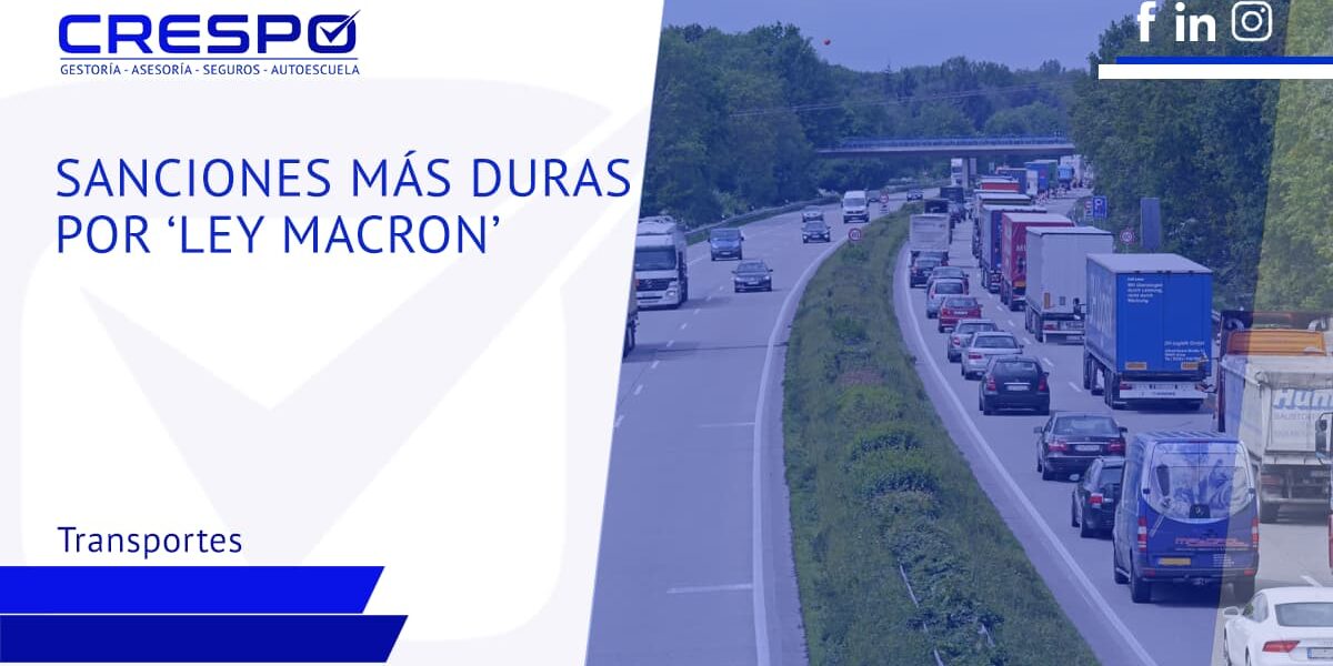 Sanciones más duras Ley Macron en Francia