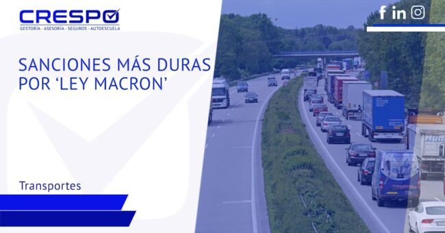 Sanciones más duras Ley Macron en Francia