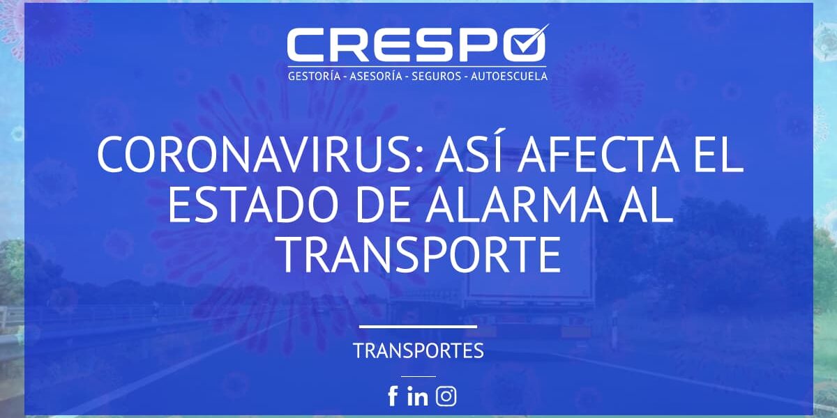 Coronavirus: así afecta el estado de alarma al transporte