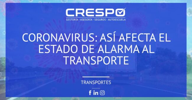Coronavirus: así afecta el estado de alarma al transporte
