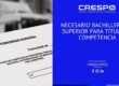 Necesario el Bachiller o FP superior para el título de Competencia Profesional de Transporte