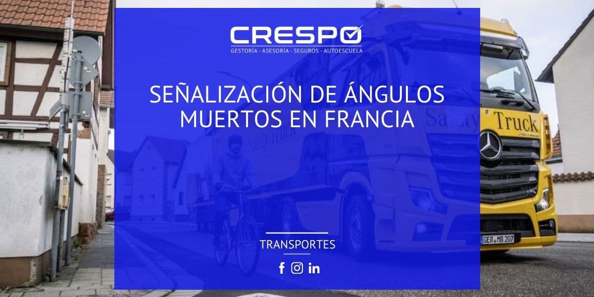Señalización de ángulos muertos en Francia