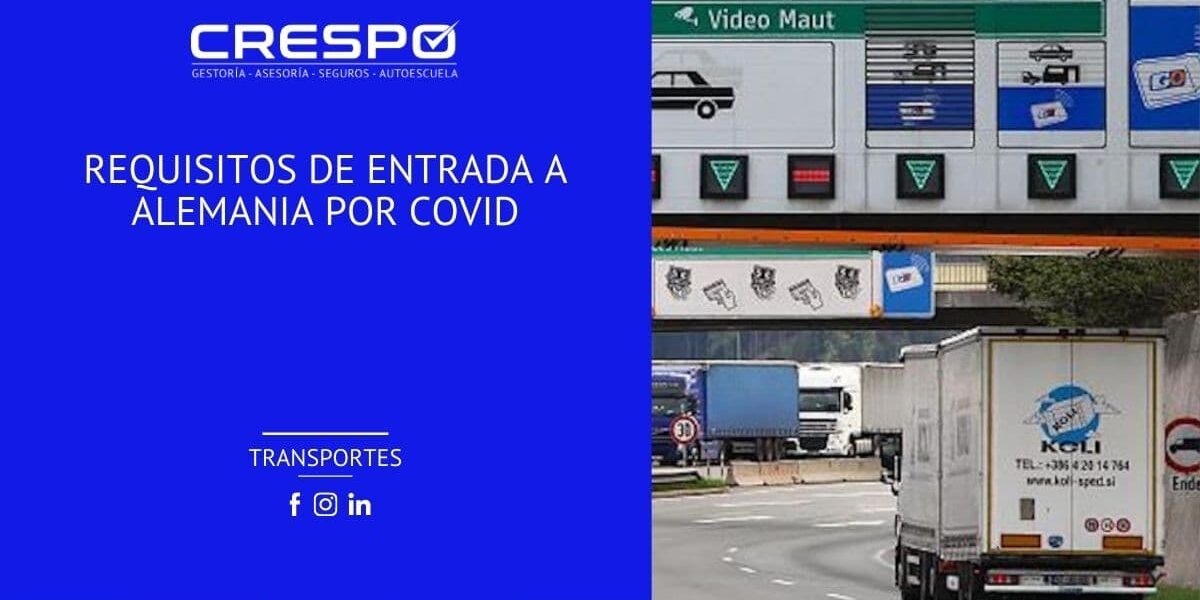 Requisitos de entrada a Alemania por COVID