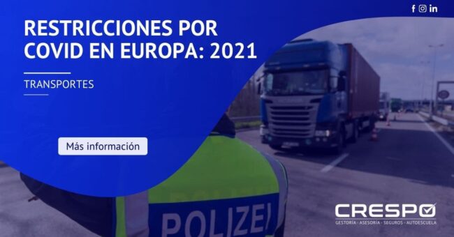 Restricciones por COVID en Europa: 2021