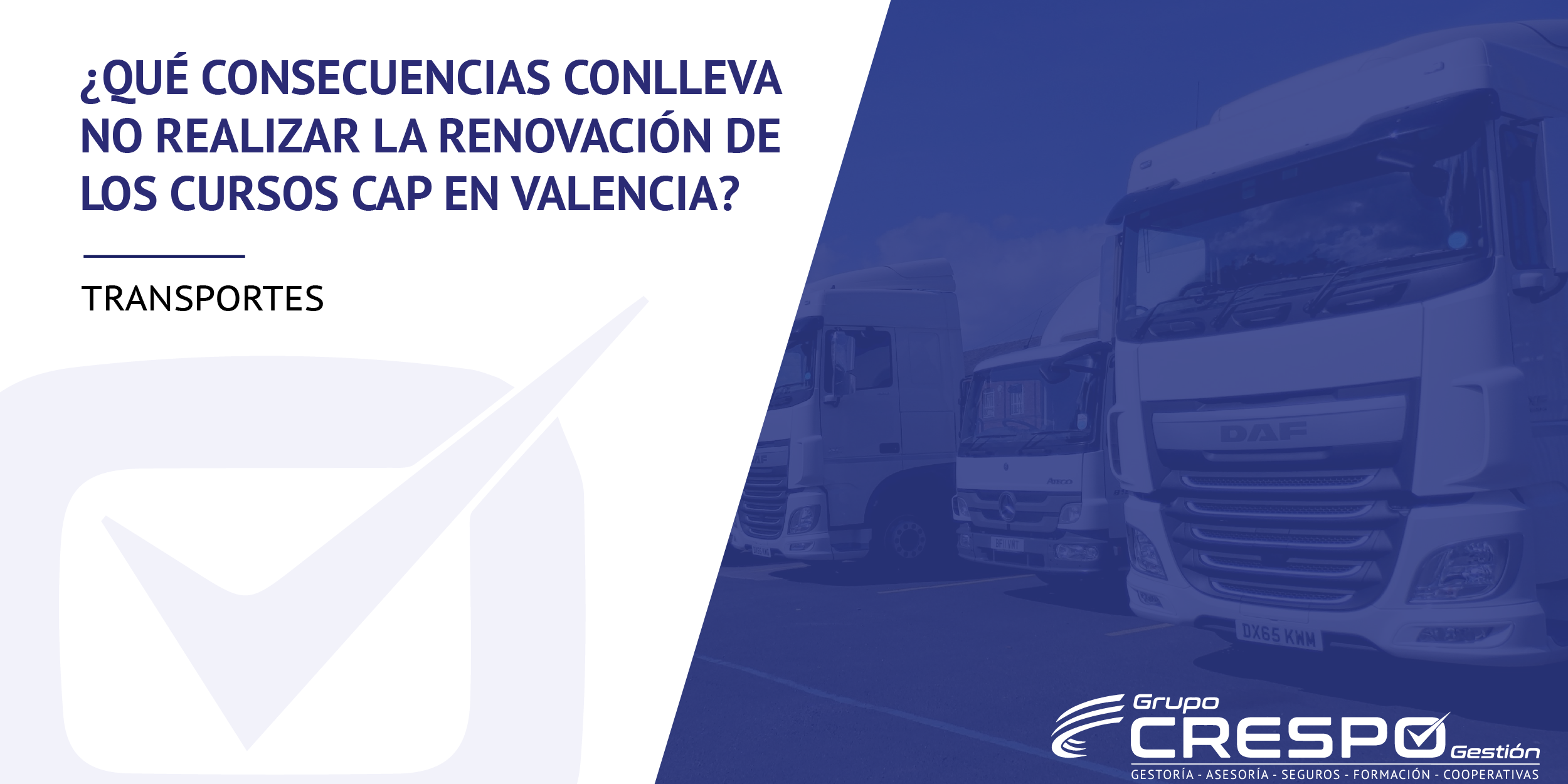 Renovación de los cursos CAP en Valencia - cabecera