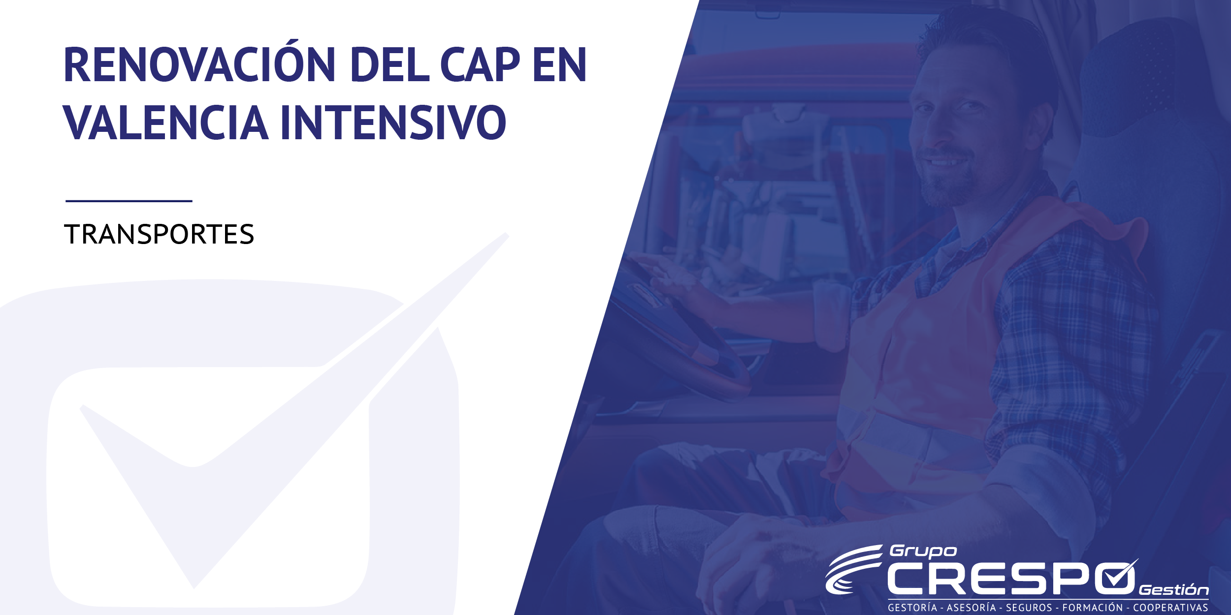renovación del CAP en Valencia - transportista