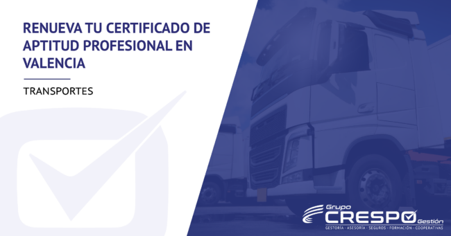 certificado de aptitud profesional en Valencia - base de noticias