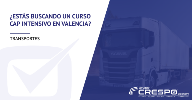 Curso Cap intensivo en Valencia - camion azul