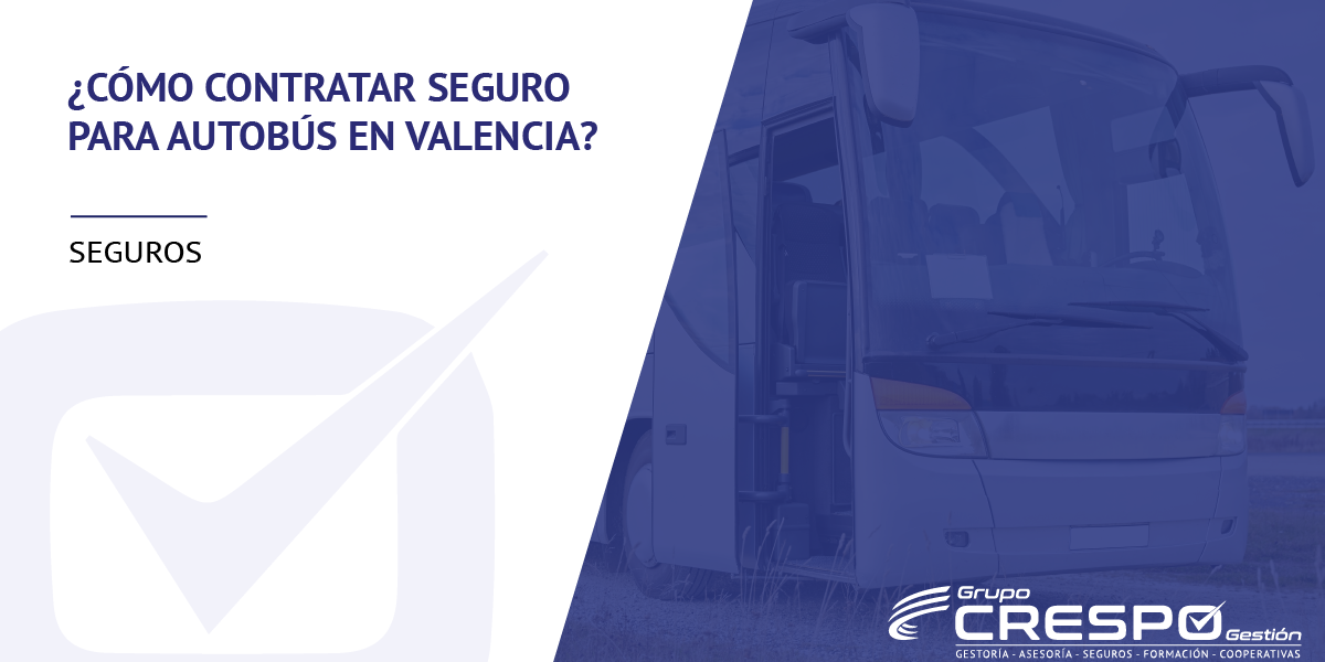 seguro para autobús en Valencia - azul