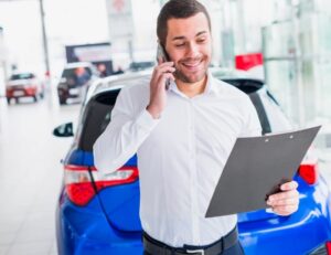Seguro de coche para empresa en Valencia - Azul
